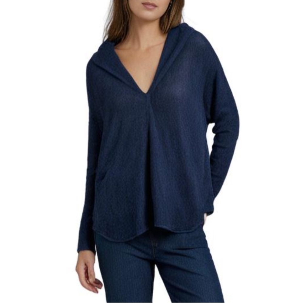 Moth Anthropologie Women XS Cardigan Sweater Boho Cozy Slouchy Baggy Knit Hoodie